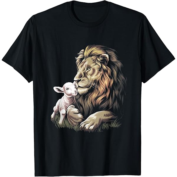 Amazon.com: Lion and Lamb : Messiah Powerful Protector T-Shirt